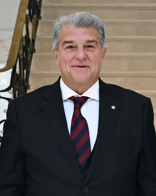 Joan Laporta, president of FC Barcelona