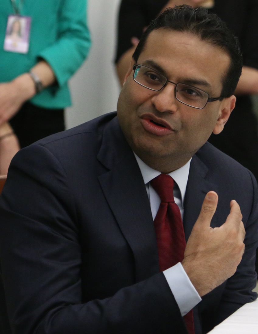 Laxman Narasimhan, former chief executive of Starbucks and Reckitt